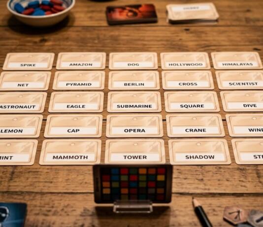 codenames spilleaften setup