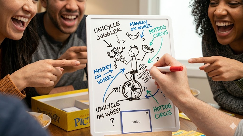 pictionary whiteboard fest spil