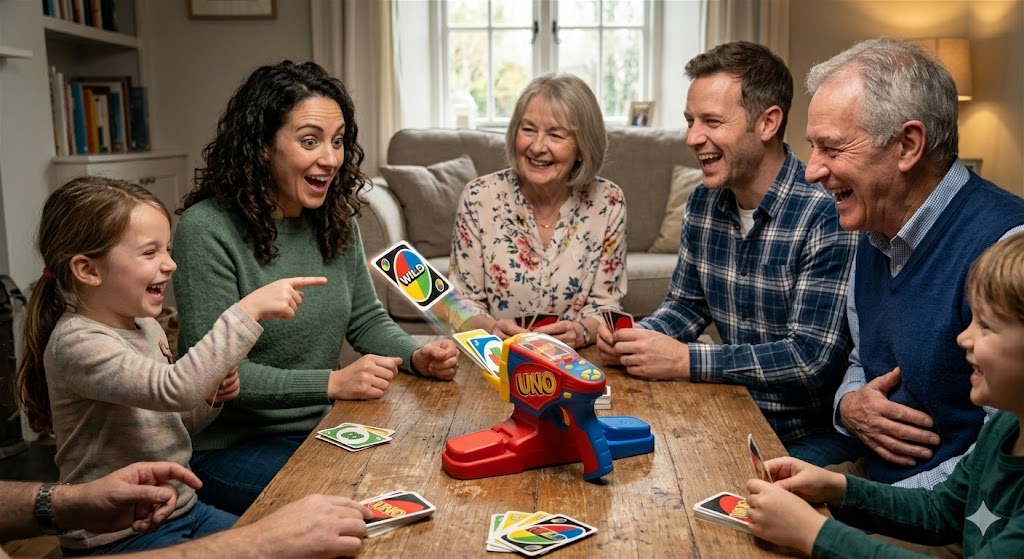 uno showdown family play