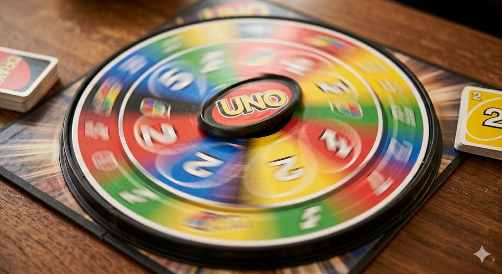 uno spin wheel detail